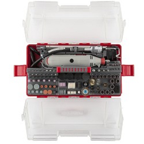 картинка ЗУБР Гравер [ЗГ-130ЭК H242] { электрический с набором мини-насадок в кейсе, 242 предмета } от магазина Tovar-RF.ru