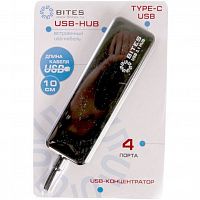 картинка 5bites hb34c-311bk концентратор 4*usb3.0 / type-c plug / black от магазина Tovar-RF.ru
