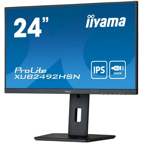 картинка lcd iiyama 23.8" xub2492hsn-b5  ips 1920x1080 75hz 75hz 250cd hdmi displayprot usb m/m  от магазина Tovar-RF.ru