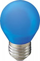 картинка Лампа светодиодная ECOLA K7CB20ELB globe LED color 2W/G45/E27 матовая колба синий от магазина Tovar-RF.ru