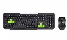 картинка комплект для компьютера клавиатура+мышь smartbuy (sbc-230346ag-kn) черный/зеленый от магазина Tovar-RF.ru