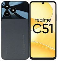 картинка смартфон realme c51 rmx3830 4/128gb black (631011000369) от магазина Tovar-RF.ru