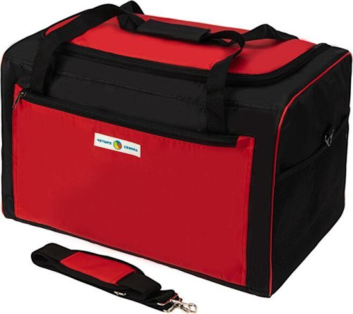 картинка сумка-холодильник четыре сезона (80-0285) сумка-холодильник (термосумка) 45л, 2 слоя утепленияот магазина Tovar-RF.ru