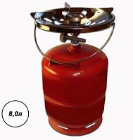 картинка комплект газовый russia кемпинг объемом 8л. пгт 1б-в для приготовления пищи (крым)от магазина Tovar-RF.ru
