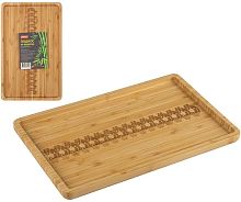 картинка MALLONY Поднос из бамбука Foresta di bambu, р-р: 35*22*1.9 см (106473) от магазина Tovar-RF.ru