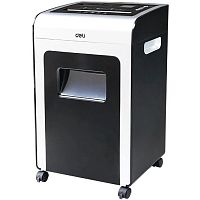 картинка шредер deli e9917-eu черный/белый (секр.p-4) фрагменты 16лист. 31лтр. скрепки скобы пл.карты cd от магазина Tovar-RF.ru