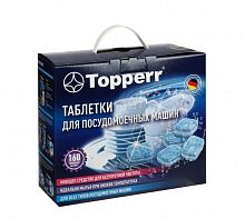 картинка Таблетки для ПММ TOPPERR 3322 Таблетки для посудомоечных машин, 160 шт. в уп. от магазина Tovar-RF.ru