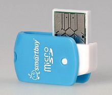 картинка устройство чтения карт памяти smartbuy (sbr-706-b) microsd голубой от магазина Tovar-RF.ru