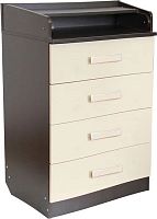 картинка комод фея комод фея 1560 венге-бежевый (1кор) фея комод фея 1560 венге-бежевый (1кор) от магазина Tovar-RF.ru