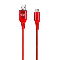 картинка кабель smartbuy (ik-12ergbox red) micro кабель в tpe оплет. flow3d, 1м - красный от магазина Tovar-RF.ru