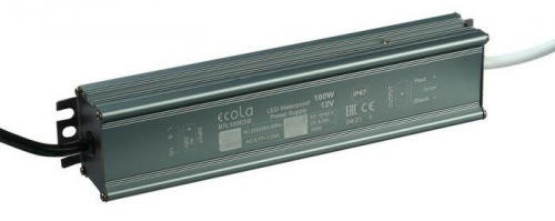 картинка Блок питания ECOLA B7L100ESB 100W 220V-12V IP67 блок питания для светодиодной ленты от магазина Tovar-RF.ru