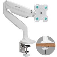 картинка ONKRON G100-W белый {кронштейн для монитора 13"-32" настольный} от магазина Tovar-RF.ru