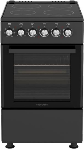 картинка плита электрическая norden ff5055xxvd черный матовый от магазина Tovar-RF.ru