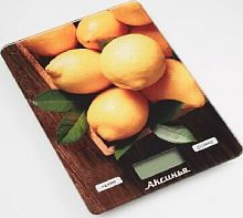 картинка весы аксинья кс-6514 " лимоны " 5кг, стекло от магазина Tovar-RF.ru