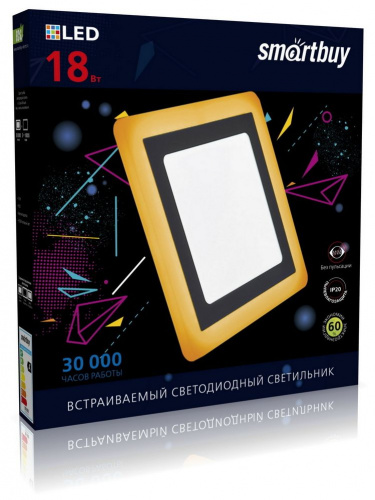 картинка Светильник SMARTBUY (SBLSq-DLB-18-65K-O) 18w/6500K+O от магазина Tovar-RF.ru