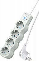 картинка Удлинитель КОСМОС YKsm3m-4g-Z-V10A-W Белый/серый от магазина Tovar-RF.ru