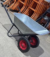 картинка Тачка PROFI ПMS2-110л. 2-х кол., строительная, корыто квадратное от магазина Tovar-RF.ru