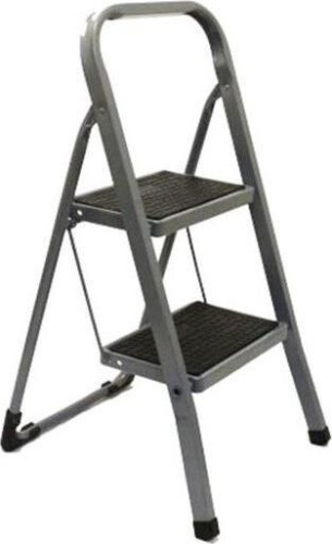 картинка Стремянка ZALGER 9910-2 Jet Black 2 cт с ковриком сталь от магазина Tovar-RF.ru