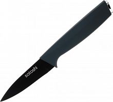 картинка Нож для овощей SATOSHI Орис Нож для овощей, 9см, нерж.сталь с антиналипающим покрытием, софт-тач 803-369 803-369 от магазина Tovar-RF.ru