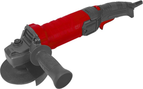 картинка Машина шлифовальная угловая EDON AG-125/1200ER черный/красный 20665 1200Вт, 125мм от магазина Tovar-RF.ru