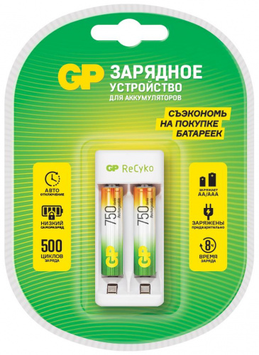 картинка Зарядное устройство GP (378) E211/75AAAHCCS-2CR1 (AAA) от магазина Tovar-RF.ru