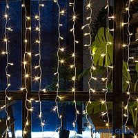 картинки украшение winter glade электрическая гирлянда-занавес winter glade теплый белый свет 195 ламп cb200 от магазина Tovar-RF.ru