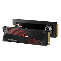 картинка ssd samsung 4tb 990 pro with heatsink pci-e 4.0, v-nand 3-bit mlc mz-v9p4t0cw от магазина Tovar-RF.ru