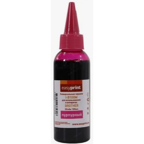 картинка easyprint  чернила i-b100m универсальные для brother (100мл.) пурпурный от магазина Tovar-RF.ru