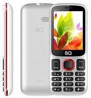 картинка телефон мобильный bq 2440 step l+ white/red от магазина Tovar-RF.ru