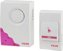 картинка Звонок беспроводной VOLPE (UL-00002402) UDB-Q026 W-R1T1-16S-80M-WH от магазина Tovar-RF.ru