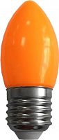 картинка Лампа светодиодная ECOLA C7TY20ELY candle LED color 2W/E27 матовая колба оранжевый от магазина Tovar-RF.ru