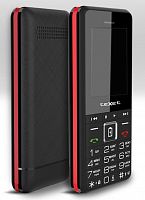 картинка телефон мобильный texet tm-d215 черный-красный (127207) от магазина Tovar-RF.ru