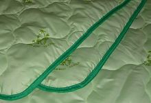 картинка Постельные принадлежности ЮТА-ТЕКС 0980 Одеяло бамбуковое волокно облегченное поплин (тик/сатин) 1,5-сп. 150х205 от магазина Tovar-RF.ru