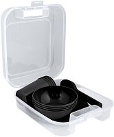 картинка набор посуды multidom «пикник» мг84-194 (черный) multidom «пикник» мг84-194 (черный)от магазина Tovar-RF.ru