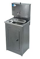 картинка Умывальник АКВАТЕКС бак антикорроз. без ЭВН+мойка нерж. серебро от магазина Tovar-RF.ru