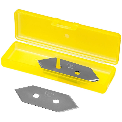 картинка OLFA Лезвия  для ножа MC-45/2B, 20(14)х49х0,3мм, 5шт [OL-MCB-1] от магазина Tovar-RF.ru