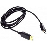 картинка кабель аудио-видео buro hdmi (m)/displayport (m) 1.8м. феррит.кольца позолоченные контакты черный (bhp ret hdmi_dpp18) id485568 от магазина Tovar-RF.ru