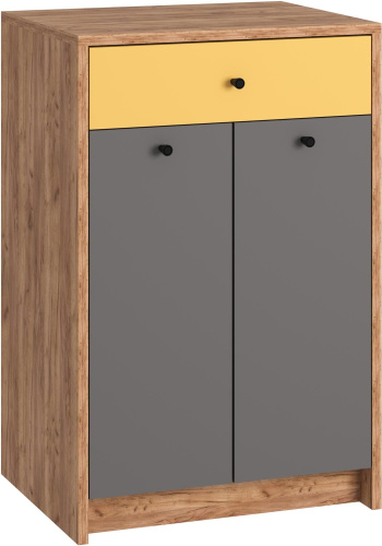 картинка Модульная мебель МЕБЕЛЬ-КОМПЛЕКС JAM Комод 1Я Дуб крафт табачный/Серый шифер/Сэнд МЕБЕЛЬ-КОМПЛЕКС JAM Комод 1Я Дуб крафт табачный/Серый шифер/Сэнд от магазина Tovar-RF.ru