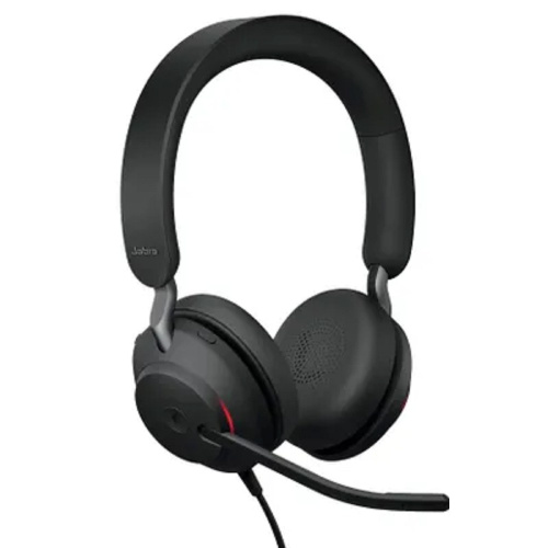 картинка jabra 24189-999-899 наушники с микрофоном jabra evolve2 40 se черный 1.5м накладные оголовье (24189-999-899) от магазина Tovar-RF.ru
