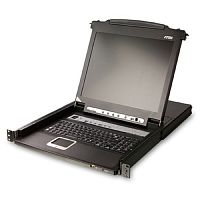 картинка aten cl5708m / cl5708m-ata-rg kvm консоль с переключателем  от магазина Tovar-RF.ru