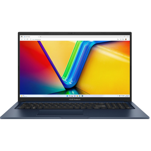 картинка asus vivobook 17 x1704va-au880 [90nb13x2-m00bn0] quiet blue 17.3" {fhd i5 120u/16gb/ssd512gb/intel graphics/fingerprint/backlit/dos} от магазина Tovar-RF.ru