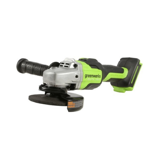 картинка Greenworks GD24AG 24В Угловая шлифовальная машина акк, б/щет, 125 мм, 10500 об/мин,1х4Ач,ЗУ,кор [3200207CUB] от магазина Tovar-RF.ru