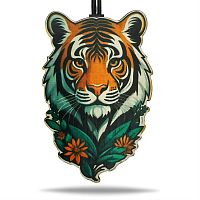 картинка ароматизатор aroma bar подвеска цветная ?тигр сказочный? в крафтовой упаковке с мини-брелоком 49339 от магазина Tovar-RF.ru