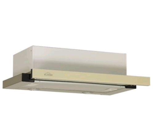 картинка вытяжка  эликор "интегра" glass 60н-400-в2д нерж/стекло бежевое от магазина Tovar-RF.ru
