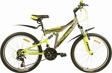 картинка велосипед pioneer extreme 24"/15" silver-green-blackот магазина Tovar-RF.ru
