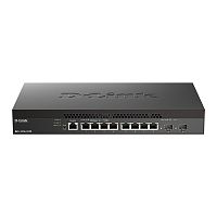 картинка d-link dxs-1210-10ts/b2a proj управляемый l2+ коммутатор с 8 портами 10gbase-t и 2 портами 10gbase-x sfp+  от магазина Tovar-RF.ru