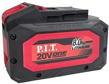 картинка Аккумулятор P.I.T. Аккумулятор OnePower PH20-8.0 (20В, 8Ач, Li-Ion, индикация заряда, плата) P.I.T. Аккумулятор OnePower PH20-8.0 (20В, 8Ач, Li-Ion, индикация заряда, плата) от магазина Tovar-RF.ru