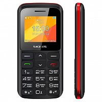 картинка texet tm-b323 мобильный телефон цвет черный-красный от магазина Tovar-RF.ru