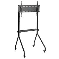 картинка Kromax OMEGA-13 black { 32"-70";  Максимальная нагрузка: 50 кг;  VESA: 200х200, 200х300, 200х400, 300х200, 300х300, 300х400, 400х200, 400х300, 400х400, 600х400 мм Высота: 1227/1367/1507 } от магазина Tovar-RF.ru