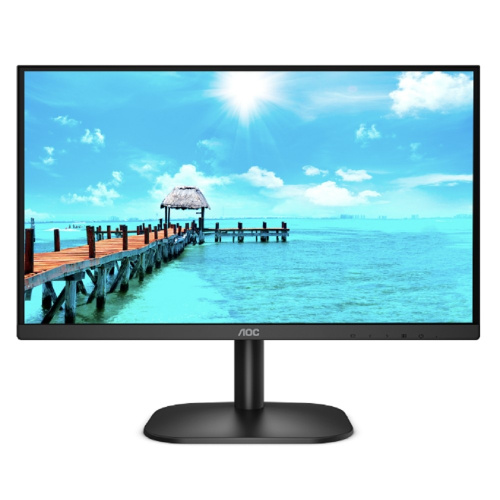 картинка lcd aoc 23.8" 24b2xd черный {ips 1920x1080 75hz 4ms 16:9 250cd 178/178 1000:1 8bit(6bit+frc) d-sub dvi adaptive-sync fllickerfree vesa} от магазина Tovar-RF.ru